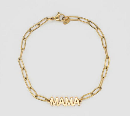 MAMA Paperclip Bracelet