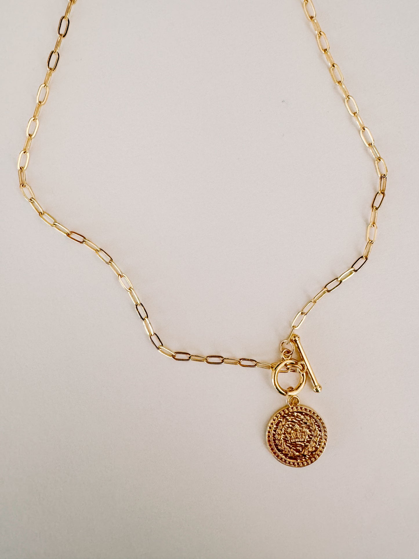 Coin Toggle Necklace